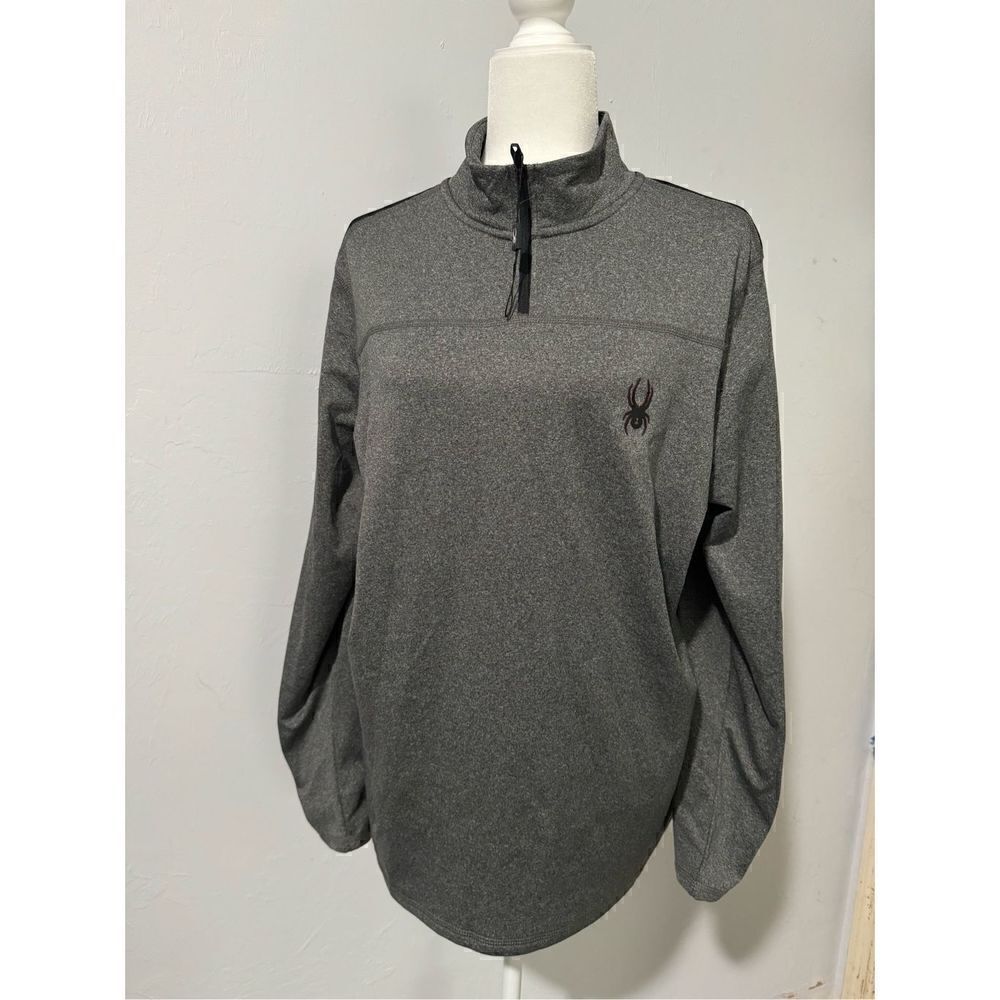 Spyder NWOT gray pullover sweater shirt L